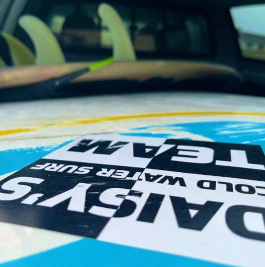 Daisy's Cold Water Surf TEAM Surfboard Sticker