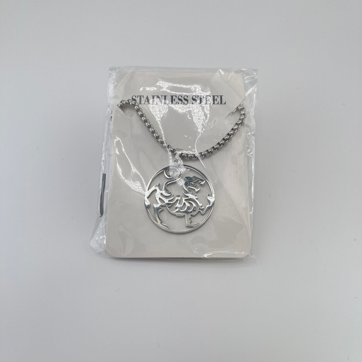Shotokan Tiger Necklace | Stainless Steel Karate Pendant | 56 cm Chain