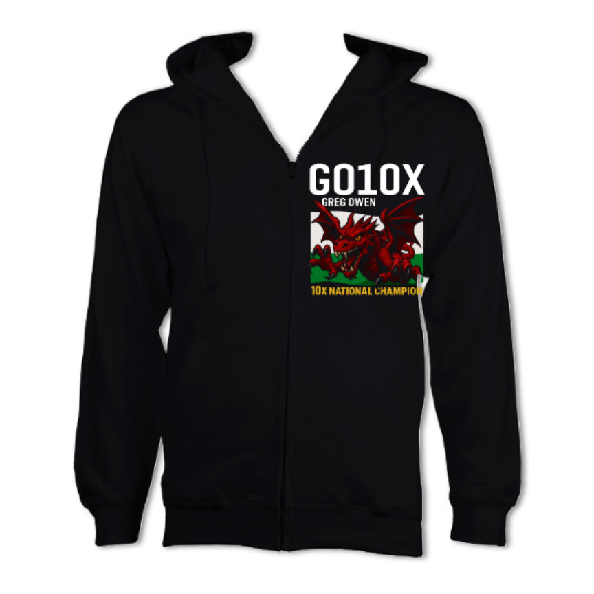 Greg Owen - 10X National Champion - NO LIMIT Legendary Zip Hoodie